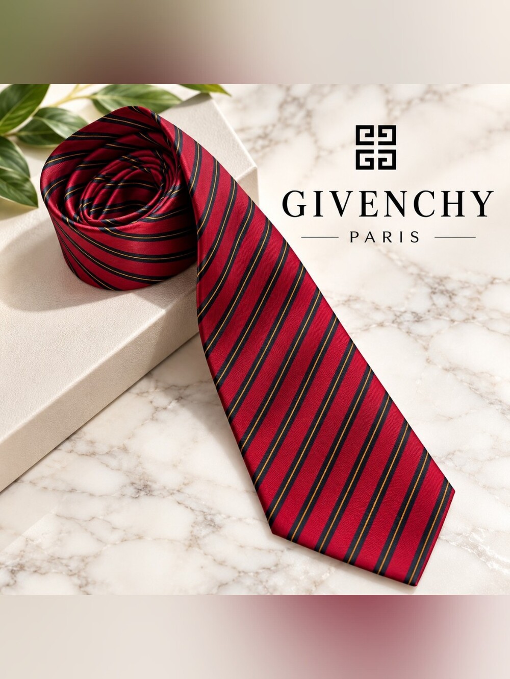 Givenchy Red Stripe tie